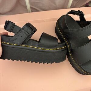 Dr marten platform sandals